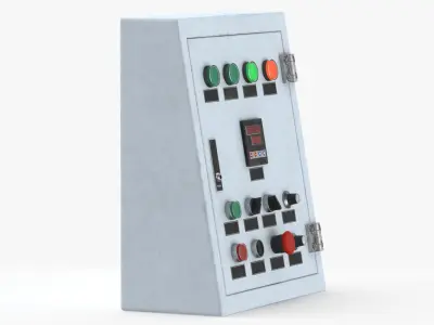 Control Stations Panels 3D model