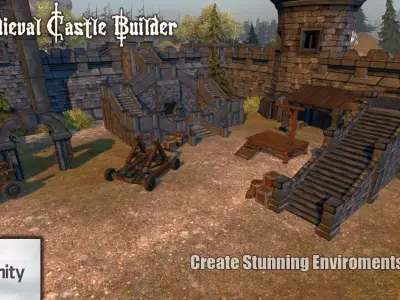 Medieval Castle Builder 1 0 Low-poly 3D model