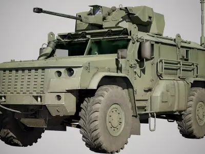 Typhoon VDV Game Ready Model 80K Low-poly 3D model