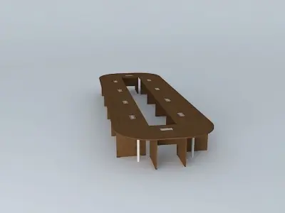 CONFERENECETABLE 6964x2252x720 Free 3D model
