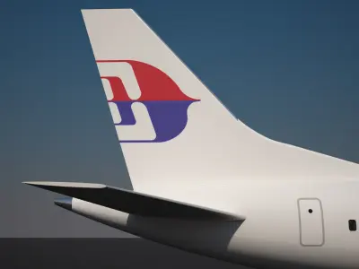 Malaysia Airlines Boeing737 max 10 3D model