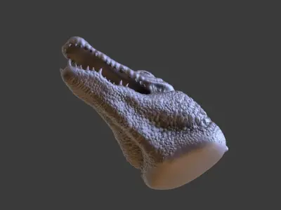 HEAD-R9 high poly sculpt 3D model