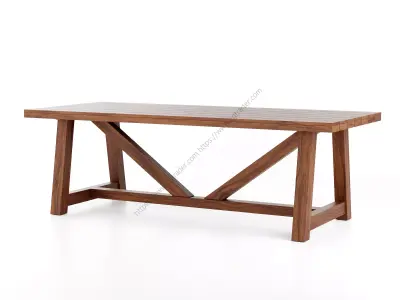 Antigua Dining Table Free 3D model