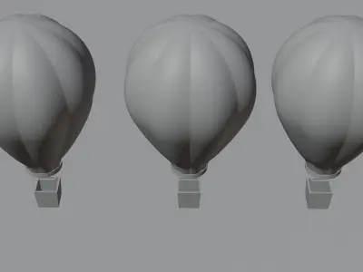 Hot Air Balloon 3D model 3D model