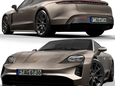 Porsche Taycan Turbo Turismo 3D model