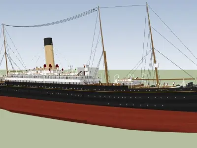 RMS Republic Low-poly 3D model