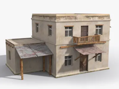 Arab xx9 Low-poly 3D model