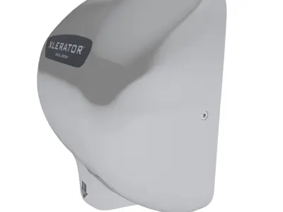 Xlerator Hand Dryer- Chrome 3D model