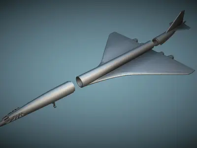 Boeing 2707-300 - 3D Printable Model 3D print model