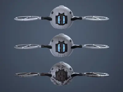 Maintenance Drone Mk1 Pack 3D model