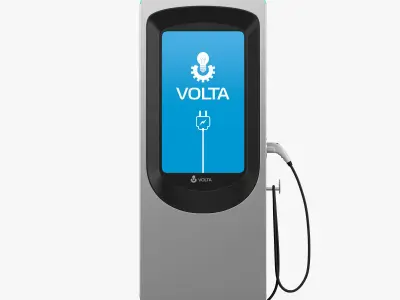 Volta Electric Vehicle Charger 3D model