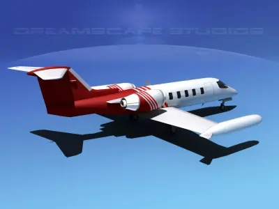 Gates Bombardier Learjet 35 V15 3D model