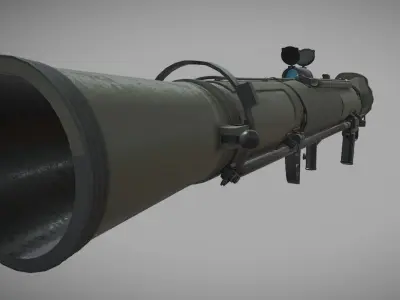 Modern Carl Gustaf - 84mm Recoilless Rifle 3D model