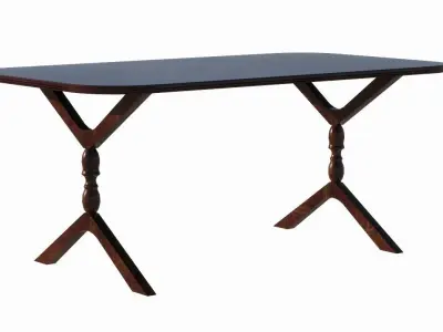Dining Table 3D model 28