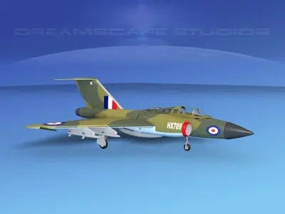 Gloster F-9 Javelin V03 3D model