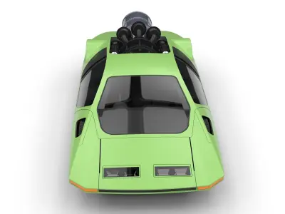 Ferrari Jet concept car 3D model