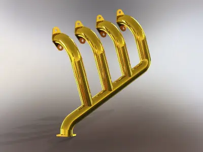 Engine Manifold Free 3D model