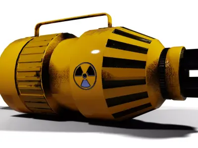 Sci Fi Explosive Device Low-poly 3D model