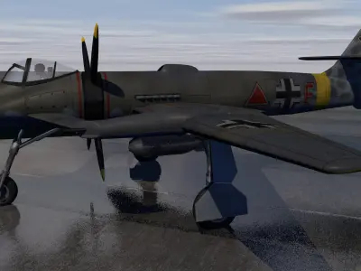 Blohm und Voss Bv-P 192 3D model