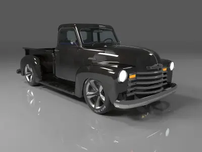 1957 CHEVY TRUCK MODIFIED Free 3D model