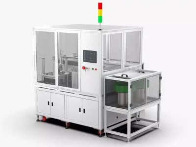 Automatic Spring Distribution and Assembly Swinging Machine 3D model