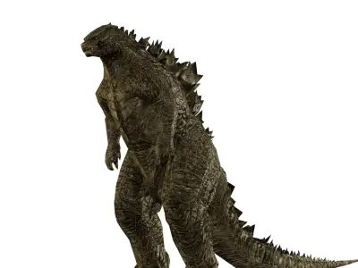 Godzilla 2019 2014 Model Free low-poly 3D model