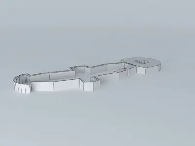 Citadel Budapest Hungary 3D model