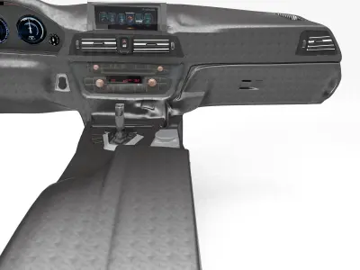 3 Series M Sport Dashboard Armrest Basic Model 3D model