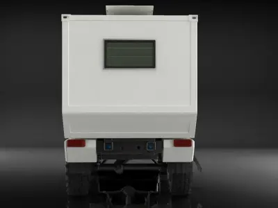 Unimog atlas 4x4 3D model