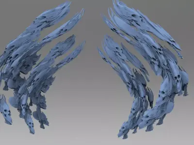 Void Wraith Sculls 3D model