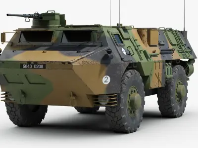 VAB 4x4 APC 3D model
