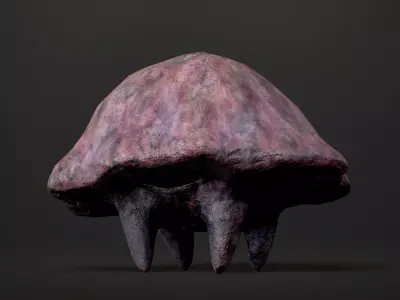Mushroom Monster2 - Game Ready Low-poly 3D model
