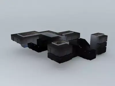 Patio map Free 3D model
