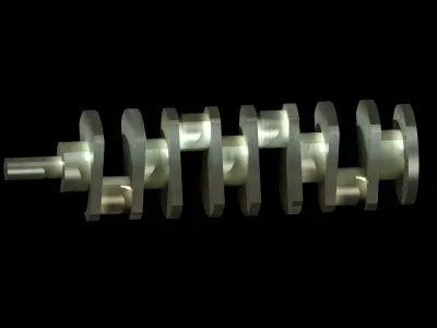 Crankshaft 3D model