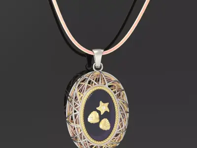 Pendant bird nest Free 3D model