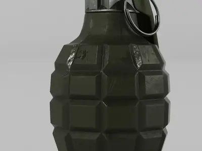 Hand Grenade 2 3D model