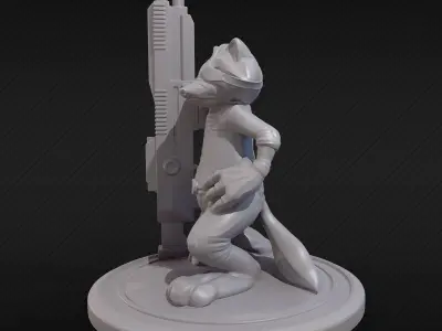 Dangerous raccoon 3 3D print model