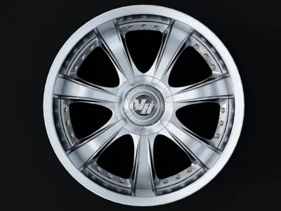 Volk Racing GT-Ego Low-poly 3D model