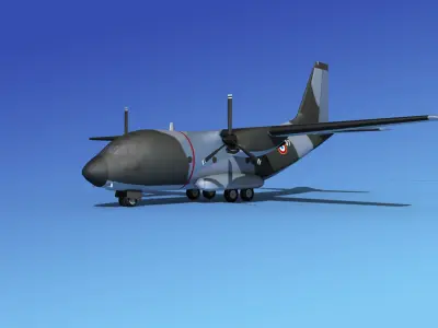 Alenia C-27A Spartan France 3D model