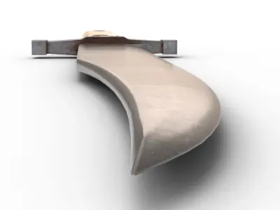 Theatre made ww2 bowie Low-poly 3D model