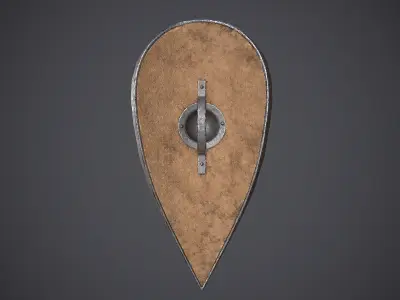 Shield Kite Low-poly 3D model