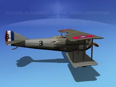 SPAD SXIII V10 3D model