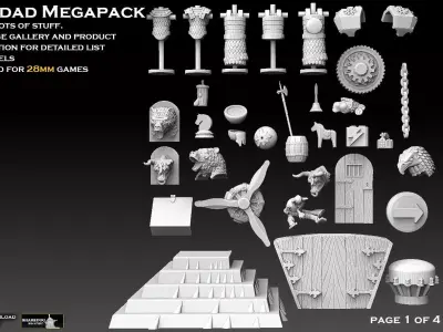 Doodad Megapack 3D print model