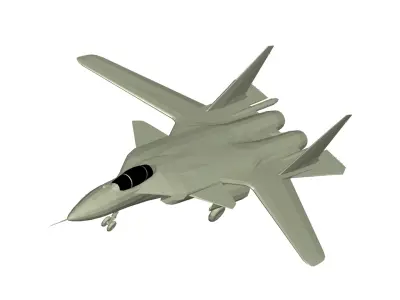 Sukhoi Su-47 3D model