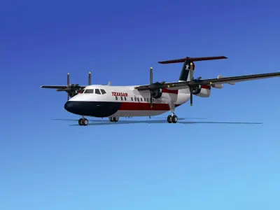 Dehavilland DHC-7 Texasair 3D model