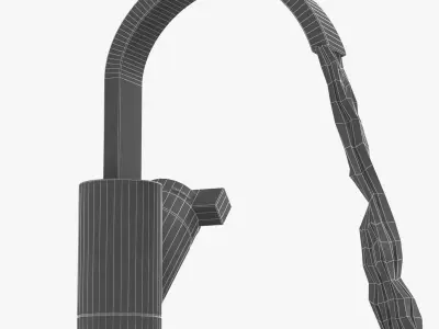 Bristan Chill Floor Mounted Bath Filler 3D model