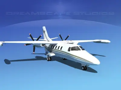 Dreamscape AF-44 Star Executive V05 3D model