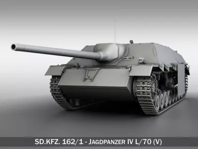 Jagdpanzer IV L70V 3D model