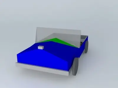 JEEP truck Free 3D model