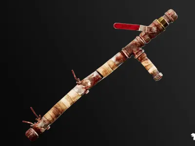 Post Apocalyptic Melee Weapons VOL 2 Low-poly 3D model